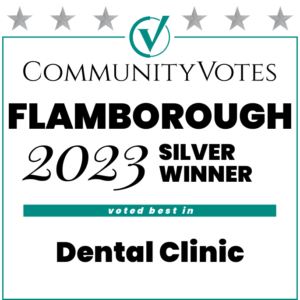 winners badge flamborough 2023 silver dental clinic