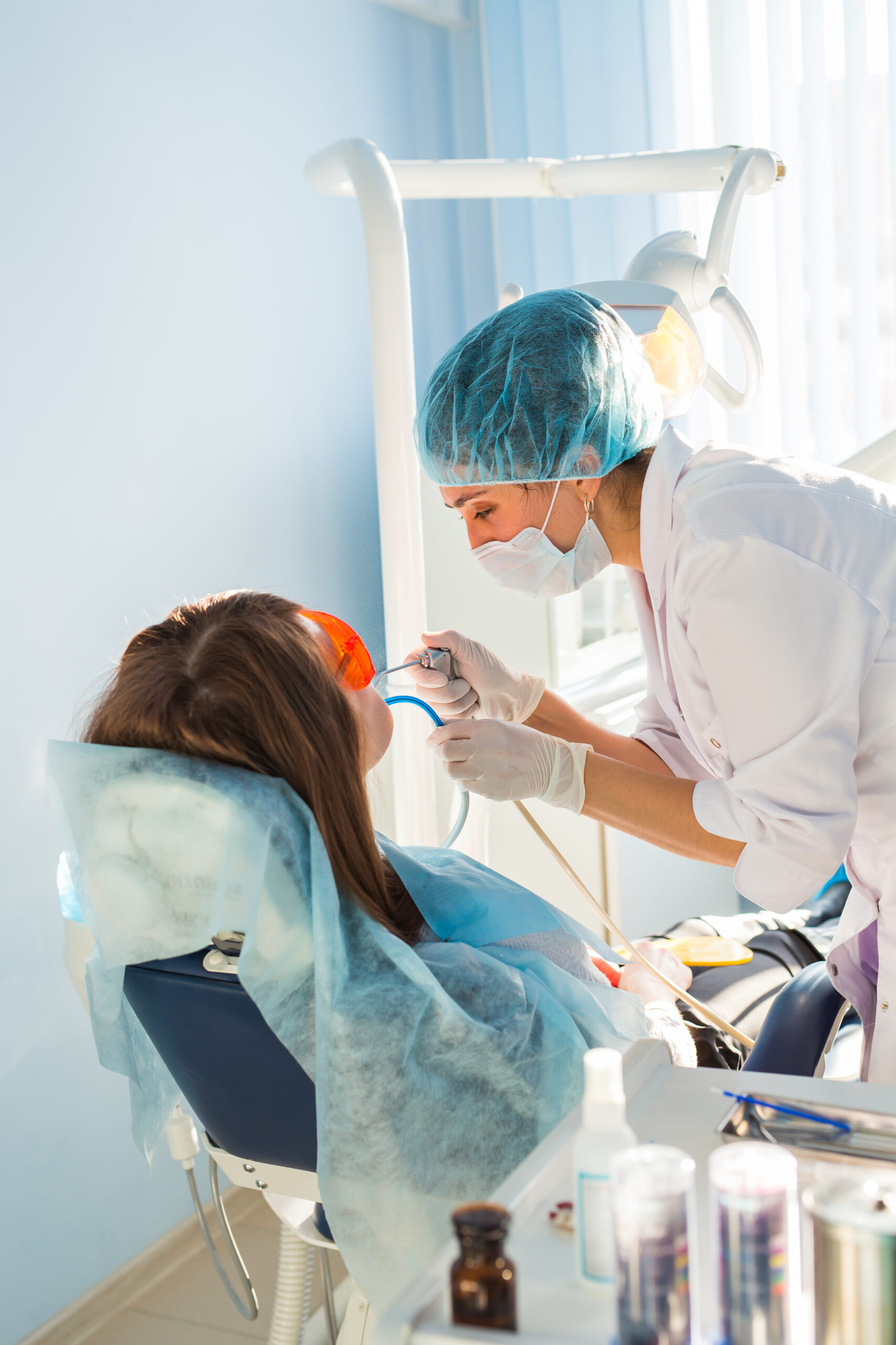 teeth whitening procedure in the dental office 2021 08 28 07 46 44 utc scaled