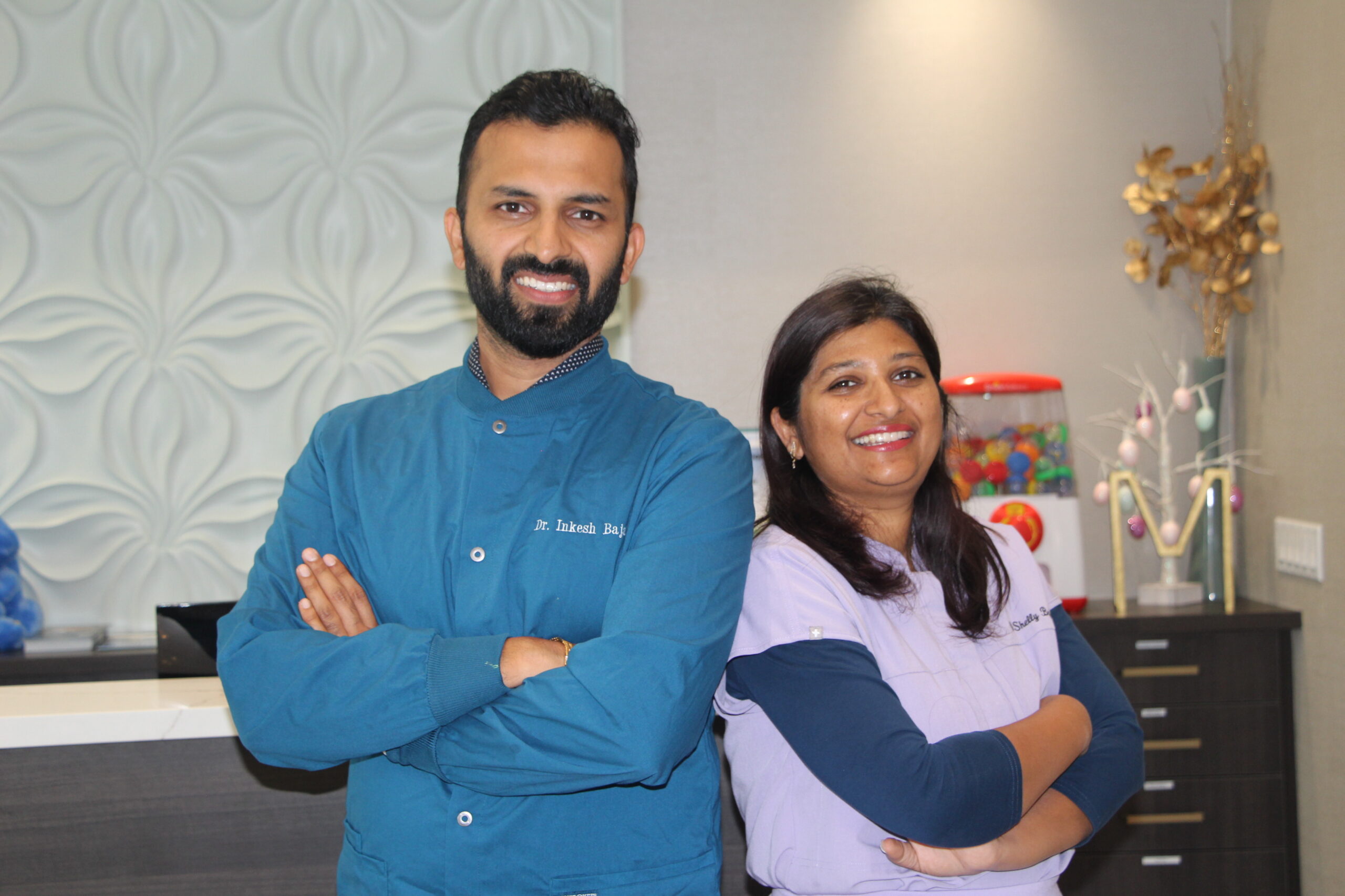 Experienced Waterdown dentists Dr. Inkesh and Dr. Shelly Bajaj