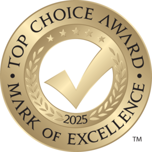 TopChoiceAwards logo year 2025 Colour